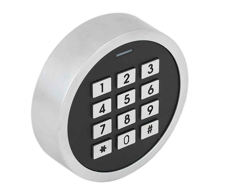 Kültéri, 125kHz-es, 9-18VDC, vendégfelhasználó funkció, K7